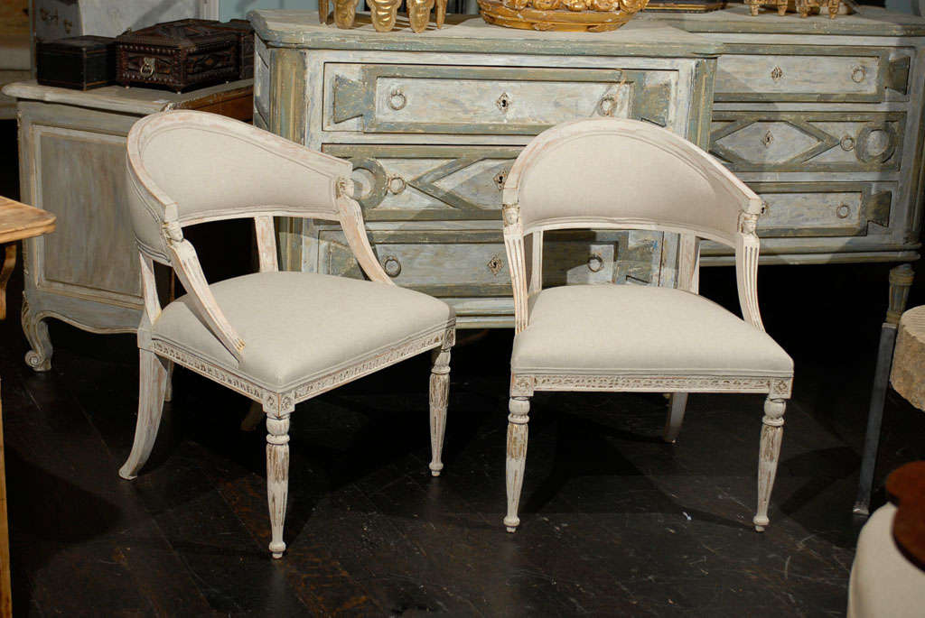 Pair Of  Swedish Chairs - SOLD