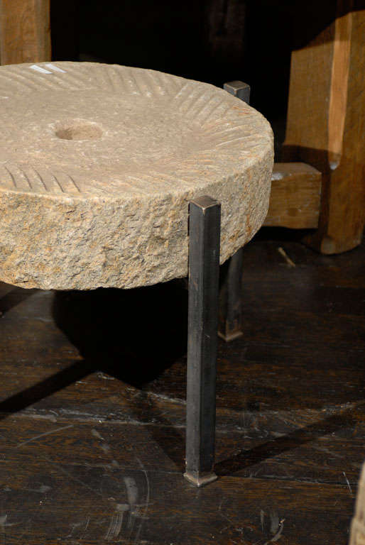 Millstone Table In Good Condition In Atlanta, GA