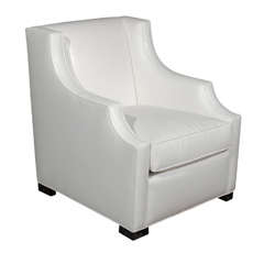 Transitional Style Club Chair (Customizable)