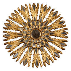 Antique Colonial Italian Mirror