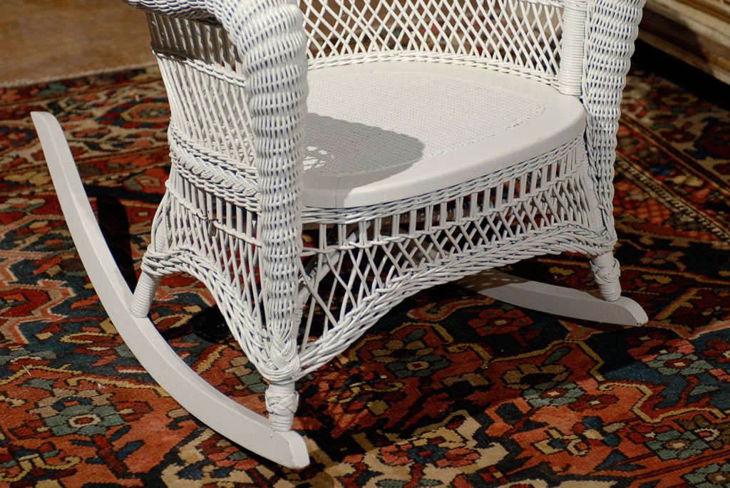 heywood wakefield wicker rocker