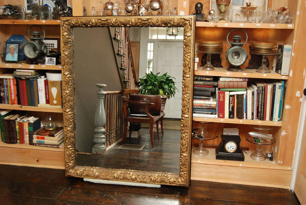 A Large and Fine Gilded Mid 19th century Mirror