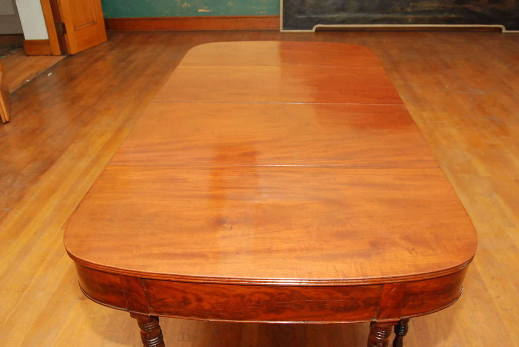 Pair Boston Mahogany Console or Dining Tables 3