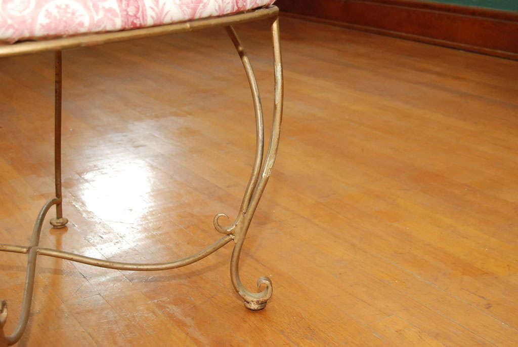 Set of Six Wrought Iron French Bistro Chairs 5