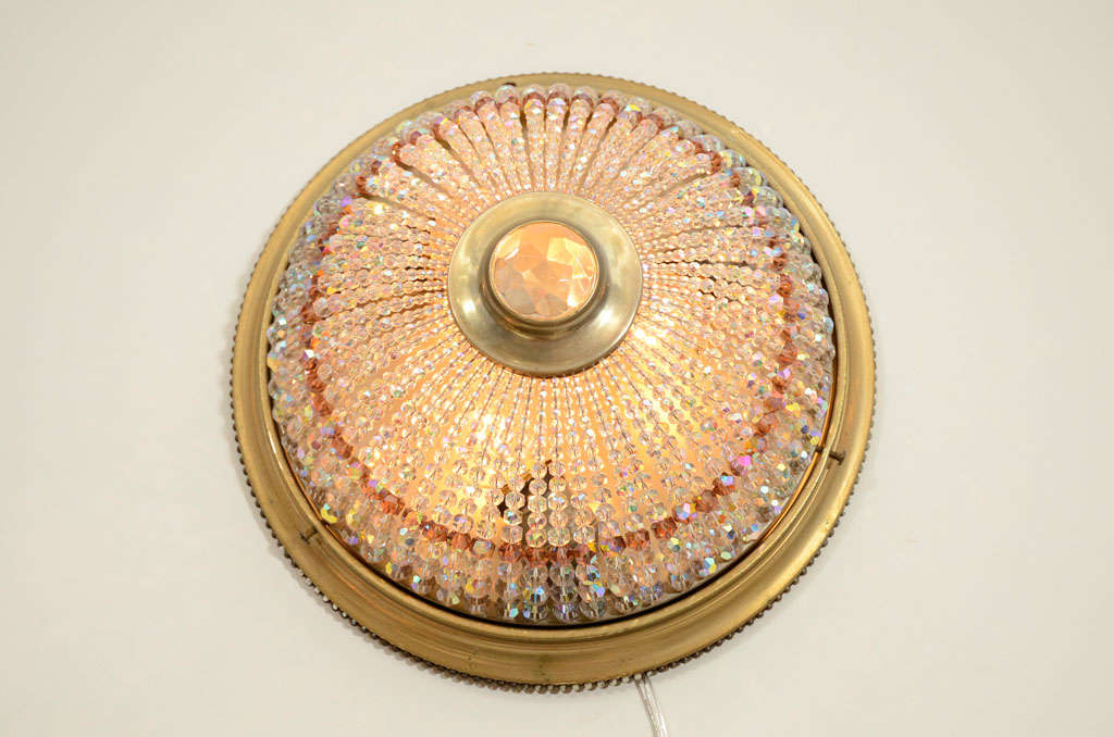 Austrian Cystal Beaded Plafonniers (SOLD INDIVIDUALLY)