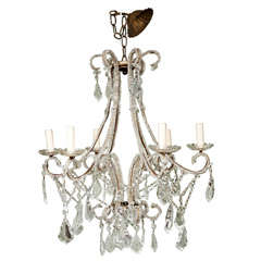 Italian Baroque style crystal chandelier