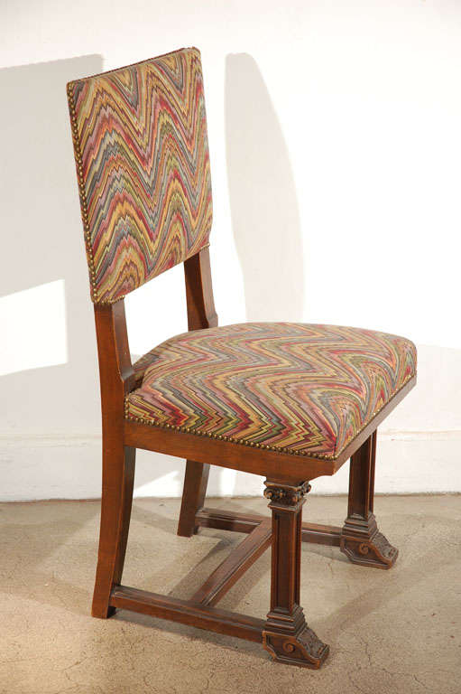 Set of 8 Spanish Moorish Style chairs, with Missoni style fabric
Very comfortable chairs with great stylish fabric.


On sale now for $ 3,400 were $ 4,400

Mosaik provides Antiques,Art Deco, Moorish Style, Spanish, African, Islamic Art, Arabian,
