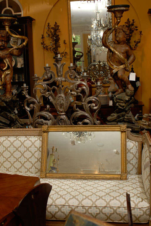 Regency Style Mirror with Lion's Heads, circa 1820 6