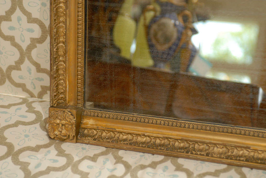 Regency Style Mirror with Lion's Heads, circa 1820 2