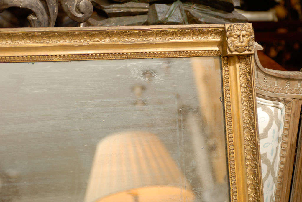 Regency Style Mirror with Lion's Heads, circa 1820 4