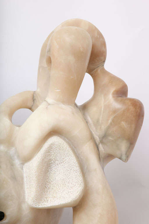  W. P. Katz Sculpture carve marble Mid Century Modern 1970's For Sale 1