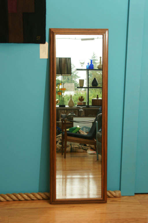 Walnut Wall Mirror by Edward Barnsley Workshop, English, circa 1960