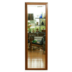 Walnut Wall Mirror by Edward Barnsley Workshop, English, circa 1960