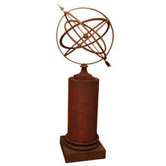 Antique Armillary on Stand