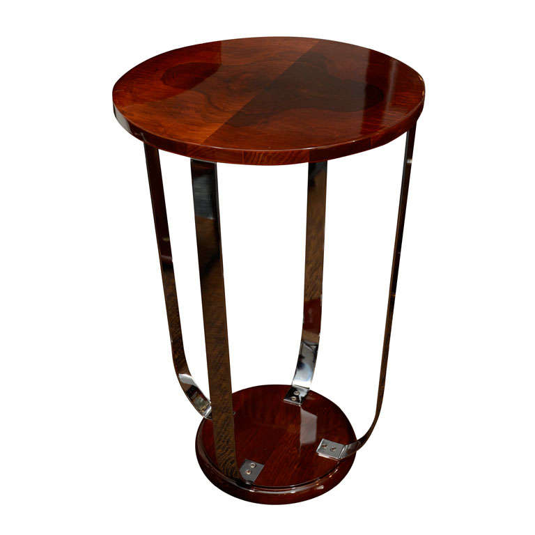 Art Deco Lamp Table In The Style Of Donald Deskey