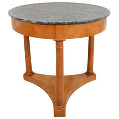 A South German Biedermeier Cherrywood Center Table A South German Biedermeier Cherrywood Center Table