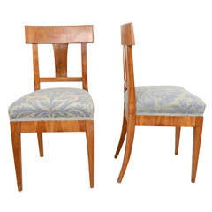 A Pair of Biedermeier Side Chairs