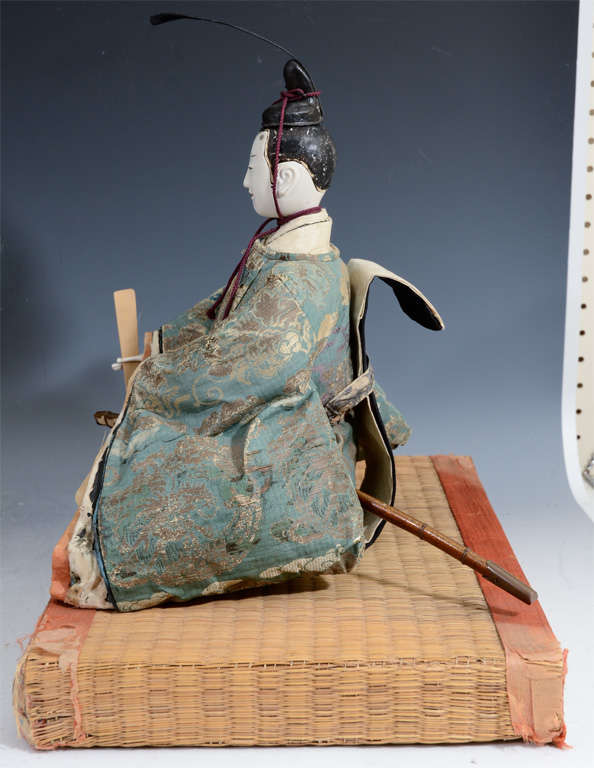 Antique Japanese Emperor and Empress Figures; Edo Period at 1stDibs