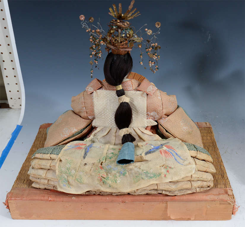 Antique Japanese Emperor and Empress Figures; Edo Period at 1stDibs