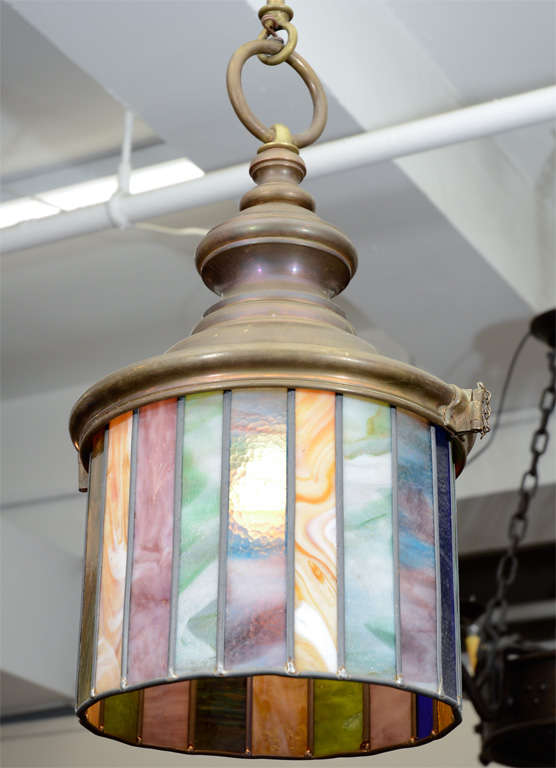 stained glass lighting fixtures