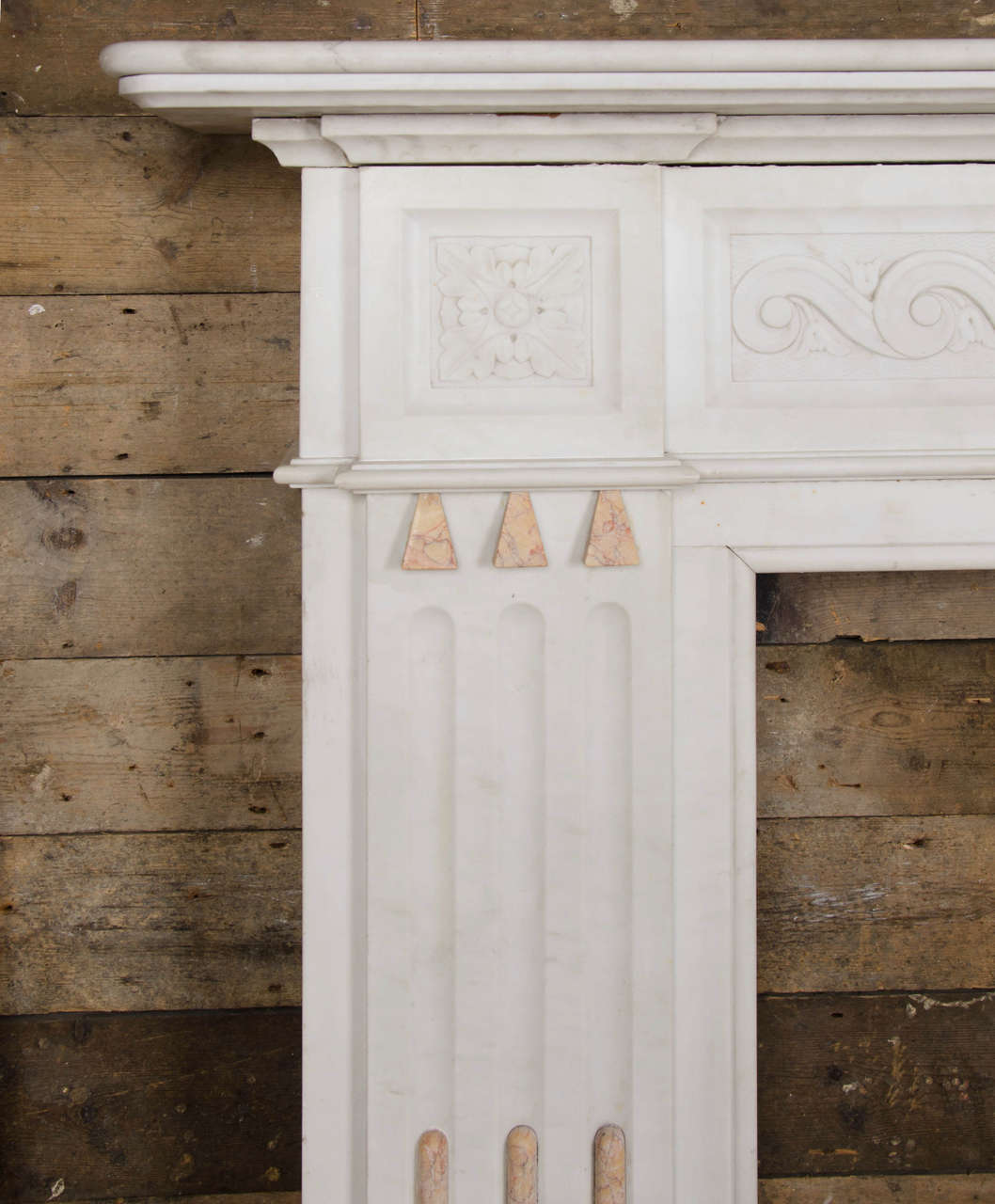 Superb Antique Victorian Statuary Marble Fireplace Surround In Good Condition For Sale In London, GB