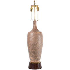 Retro Large Italian Ceramic Lamp