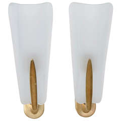 Curved Glass Wall Light