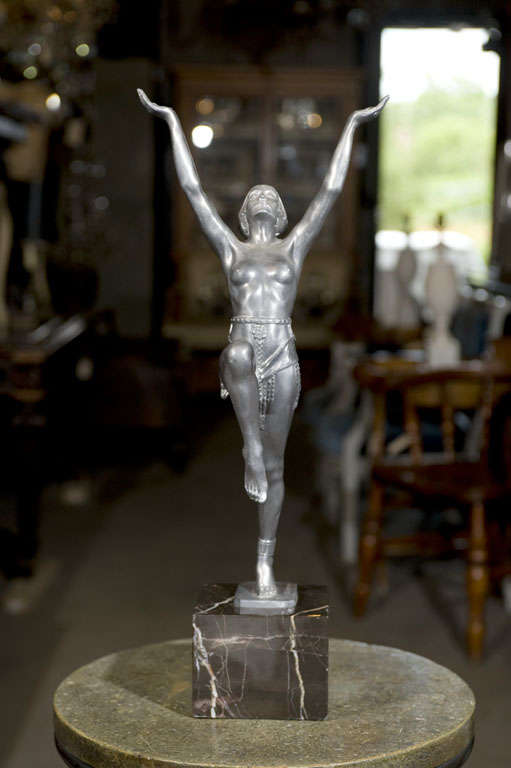 French Art Deco Figure Of A Dancer For Sale