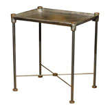 Industrial Iron Side Table
