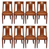 Eight Empire Style Dining Chairs