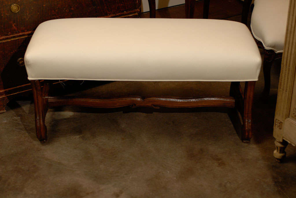 French Upholstered Bench 1