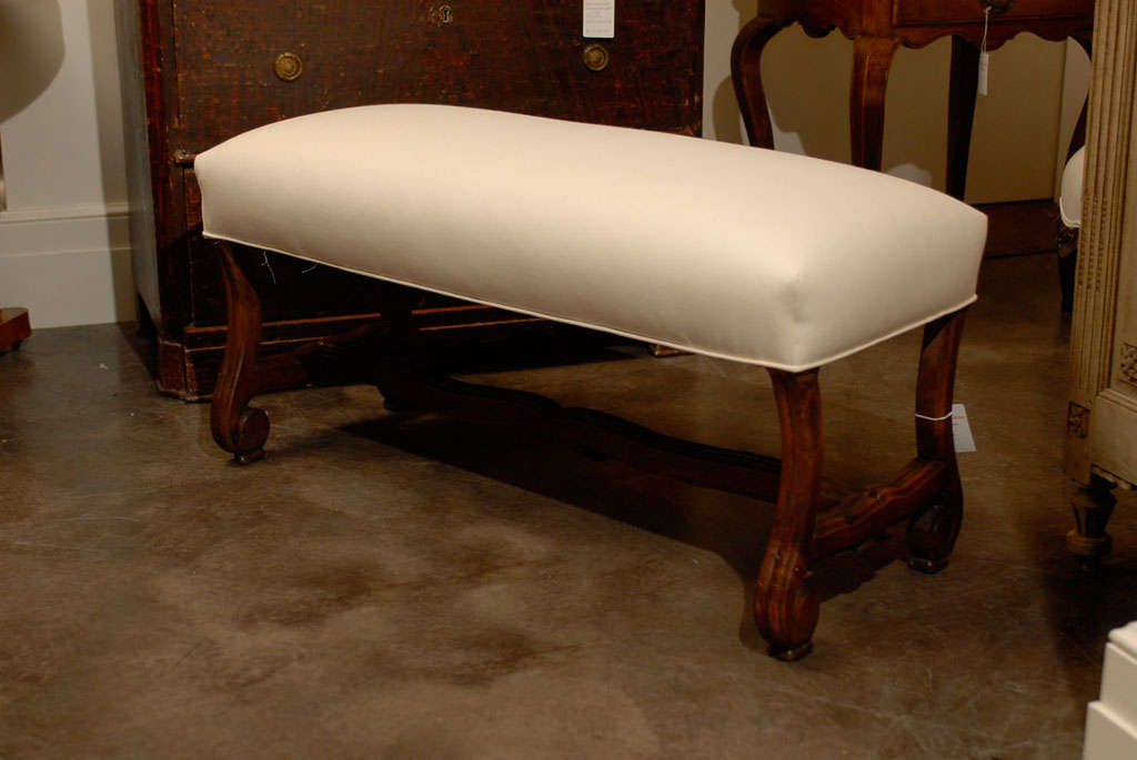 French Upholstered Bench 2