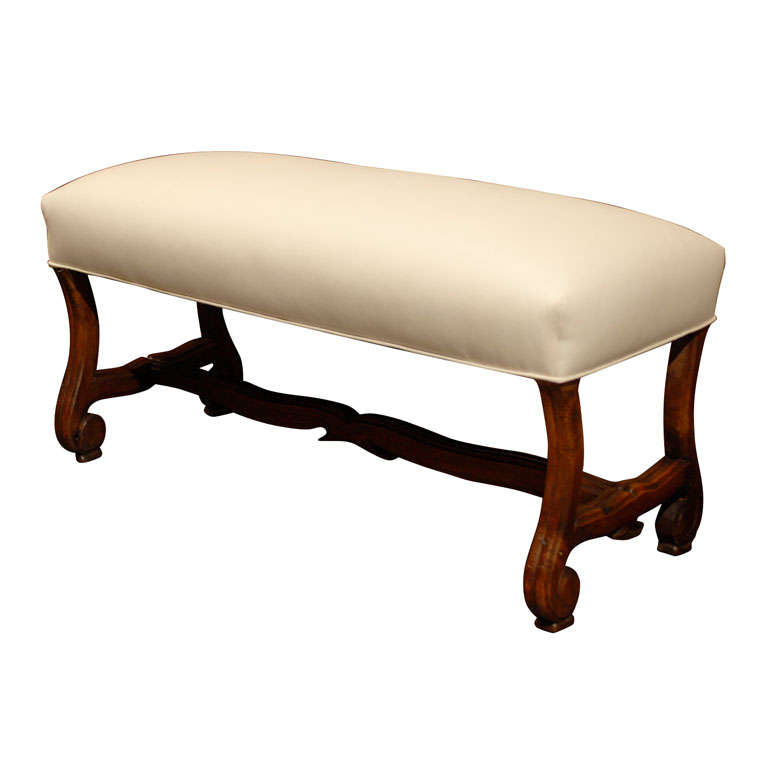 French Upholstered Bench