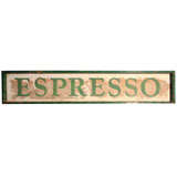 Large Espresso Cafe Sign