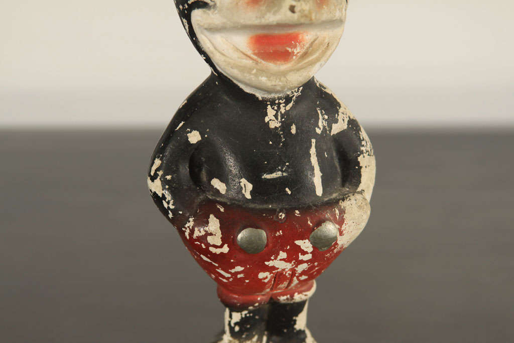 Mid-20th Century Chalkware Mickey Mouse Figure