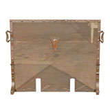 Hand-Forged Iron Firescreen with Center Shield
