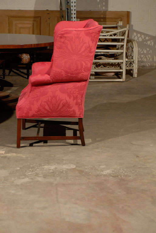18th to 19th Century English Wing Chair For Sale 2