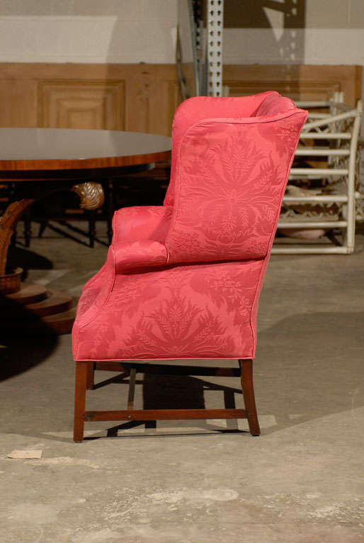 18th to 19th Century English Wing Chair For Sale 3