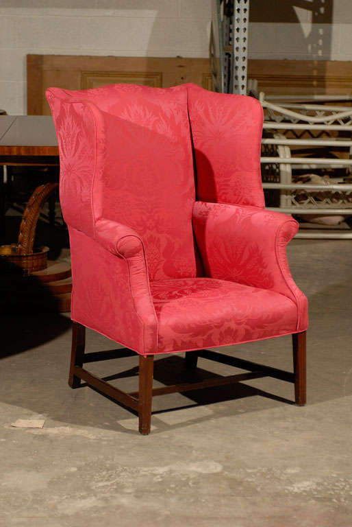 18th to 19th Century English Wing Chair For Sale 7