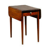 19thc English Pembroke Table With  Drawer