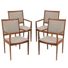 A Set of 8 Rosewood Arm Chairs from Denmark
