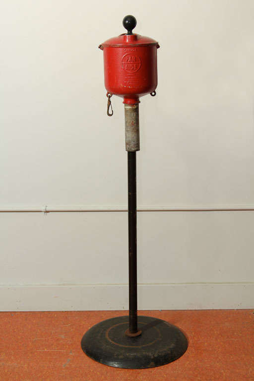 Brightly painted Par Aide golf ball washer