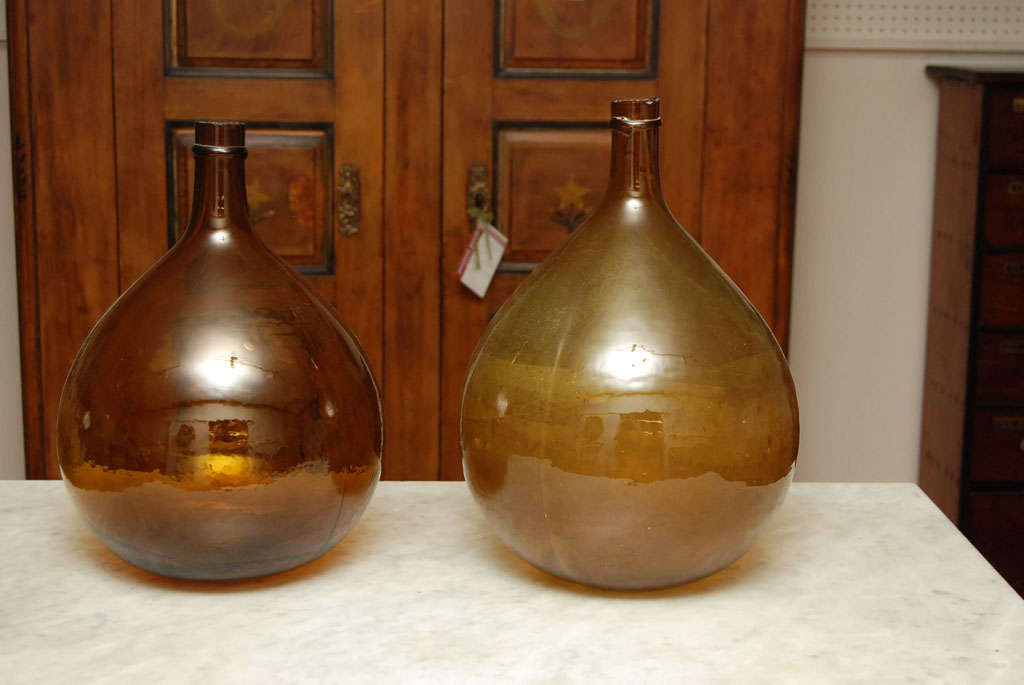 Two Amber Color Wine Kegs