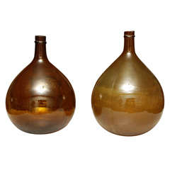 Two Amber Color Wine Kegs