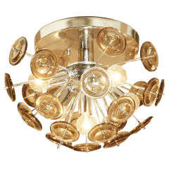 Glass Disk Sputnik Flush Mount Glass Disk Sputnik Flush Mount