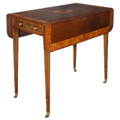 Rare Harewood, Neoclassical Pembroke Table
