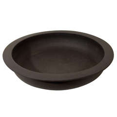 A Large  Wedgwood Black Basalt  Bowl in a Rare Everted Form