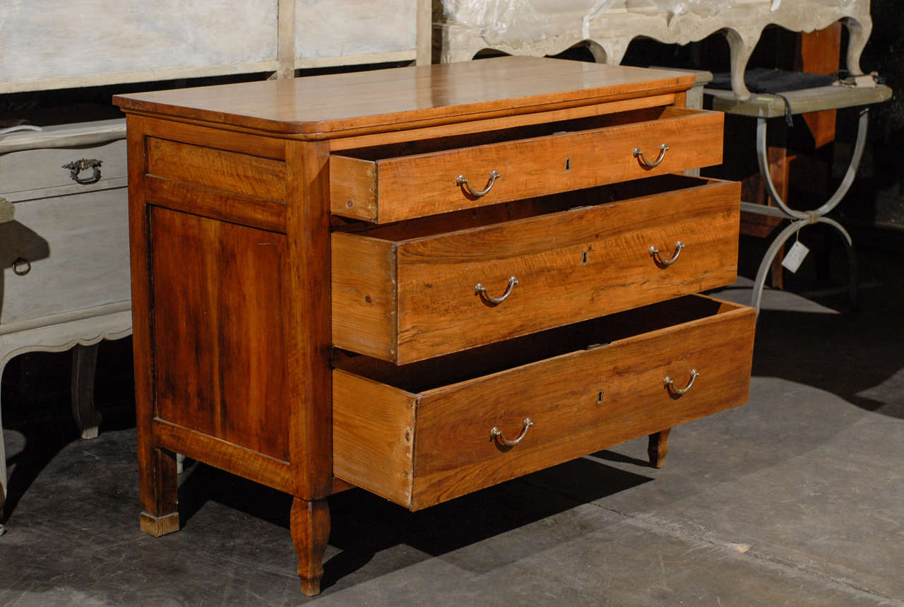 19th c. Italian Three Drawer Chest at 1stdibs
