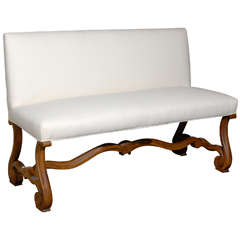 French Upholstered Bench/ Settee