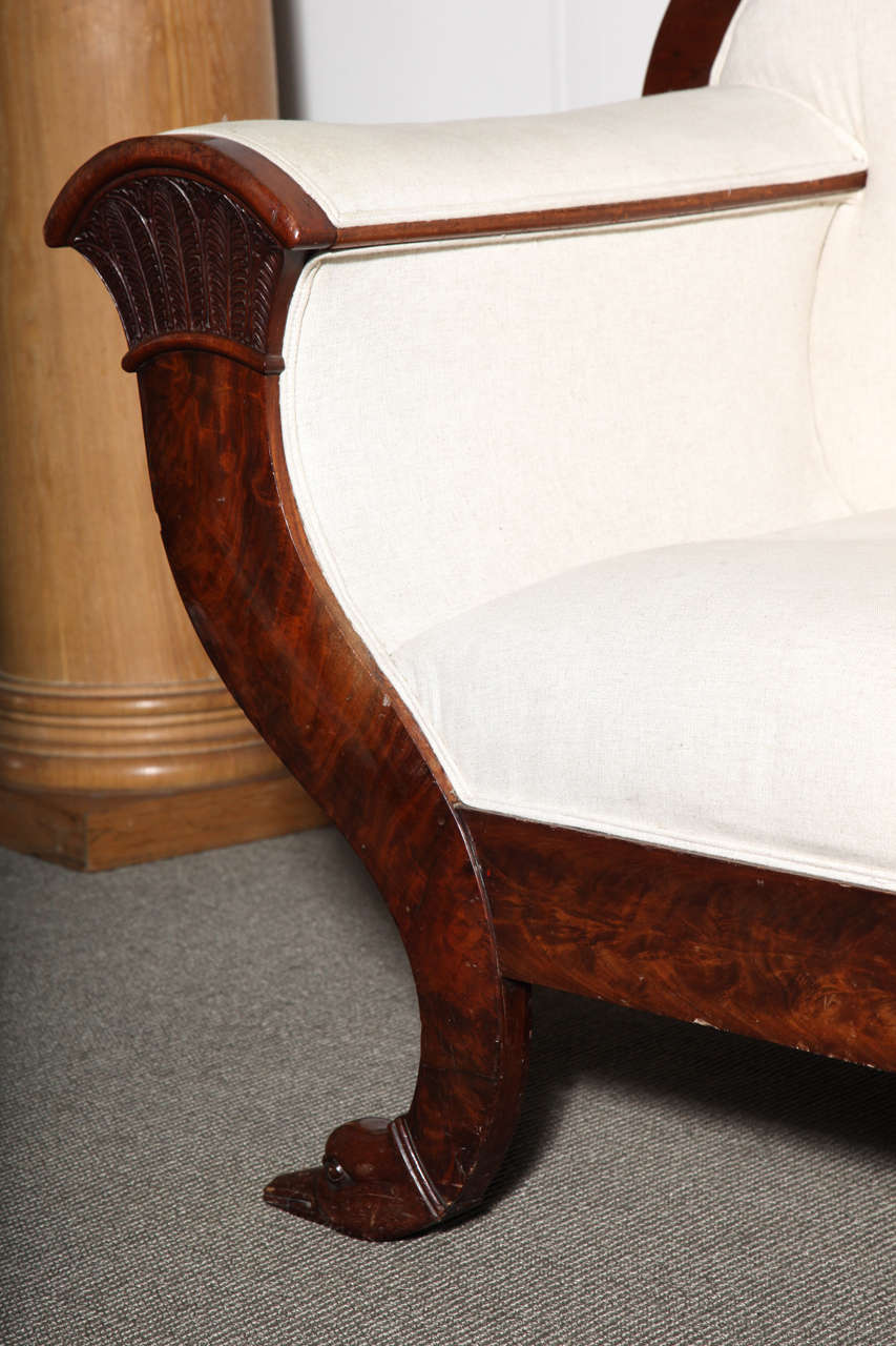 19th Century Biedermeier Style Sofa For Sale